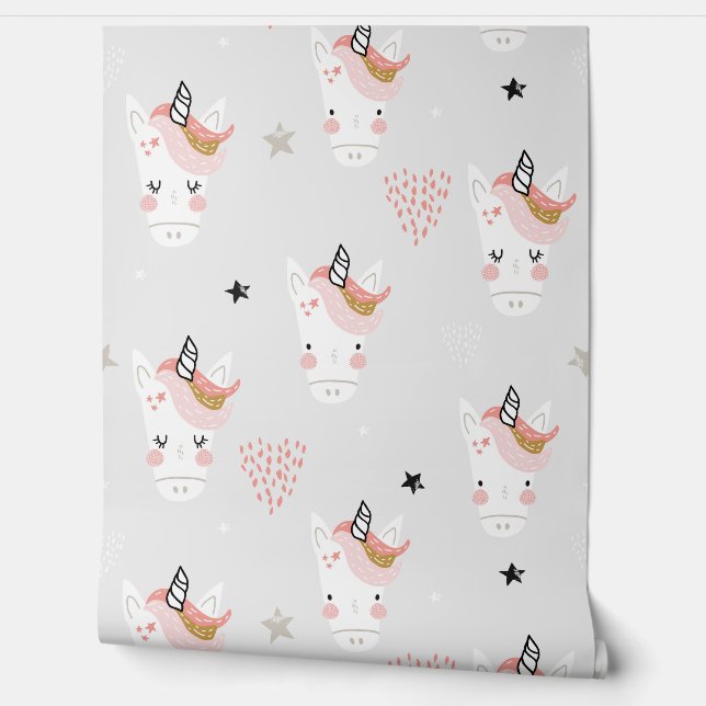 Fairy unicorns wallpaper (Unrolling)