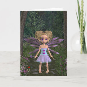 Fairy Violet - Greeting Card