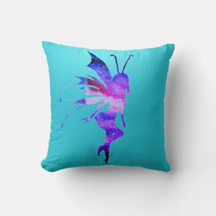 Fairy Watercolor Art Throw Cushion 41 x 41 cm