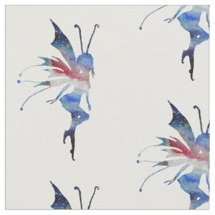 Fairy Watercolor  Combed Cotton (56" width) Fabric