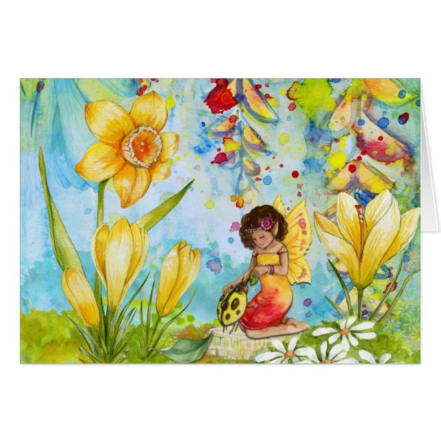Fairy watercolour illustration whimsical (Front Horizontal)