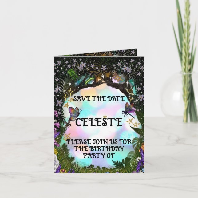 Fairy Whimsical Forest of Magic Card (Front)