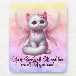 Fairy Whiskers of Love Mouse Pad
