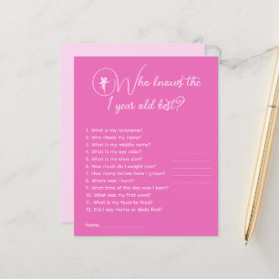 Fairy Who Knows The 1 Year Old Best Party Game