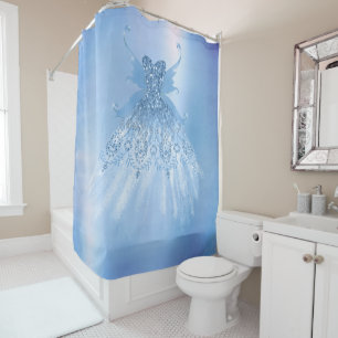 Fairy Wing Ice Gown Frost Blue Iridescent Sheen