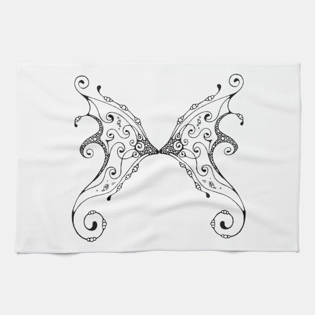 Fairy Wings Kitchen Towel (Horizontal)
