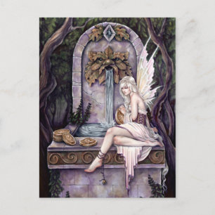 Fairy Wishing Well Postcard