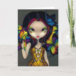 "Fairy with a Butterfly Mask" Greeting Card