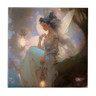 Fairy With Lantern Tile