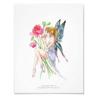 Fairy with Ocarina Photo Print
