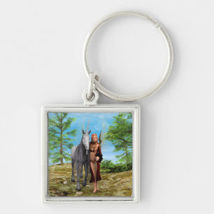 Fairy with Unicorn Keychain
