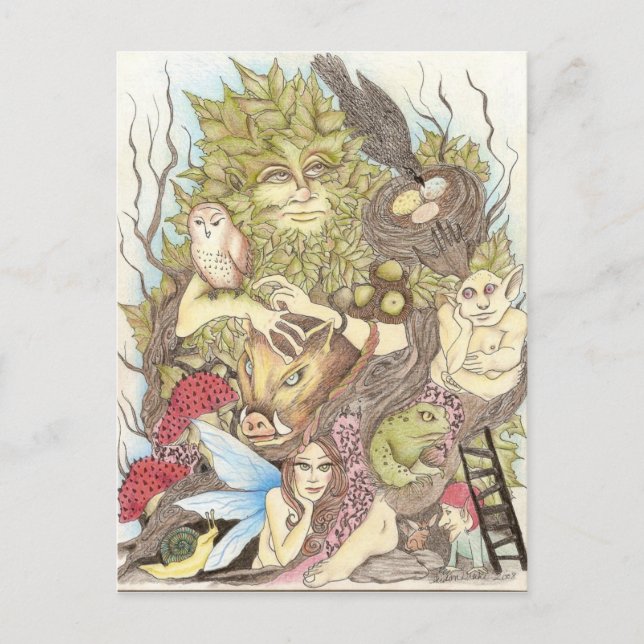 Fairy Wonderland Postcard (Front)