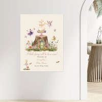 Fairy Woodland Girl Baby Shower Welcome