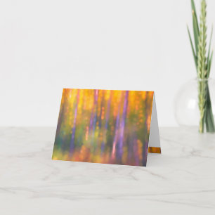 Fairy Woods Abstract Art Card