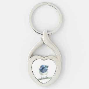 Fairy wren keychain