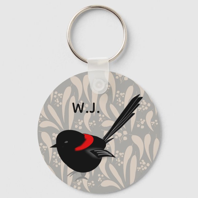 Fairy Wren Keychain (Front)