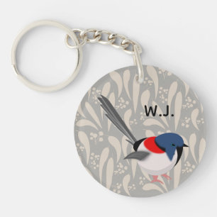 Fairy Wren Keychain