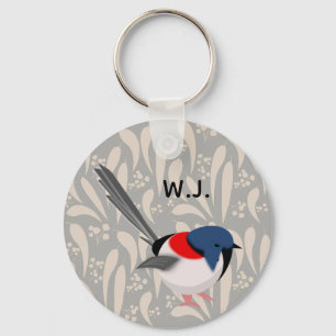 Fairy Wren Keychain