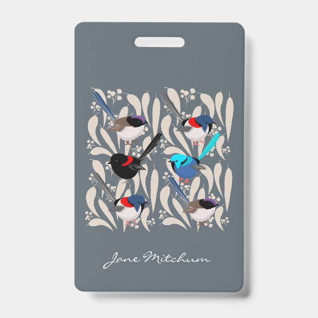 Fairy Wrens Badge (Front)
