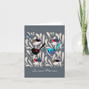 Fairy Wrens Note Card