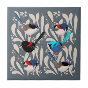 Fairy Wrens Tile