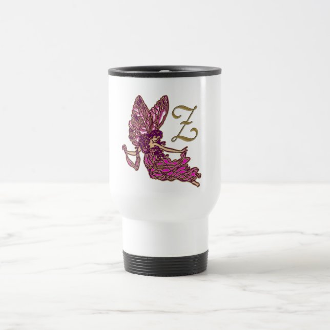 Fairy Z Monogram Travel Mug (Center)