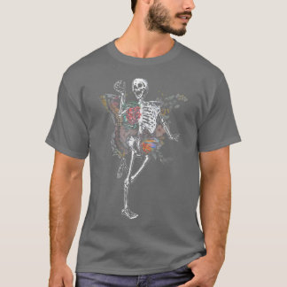 Fairycore Aesthetic Gothic Butterfly Skeleton Fair T-Shirt