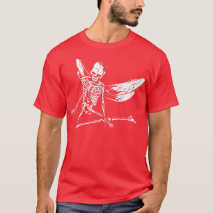 Fairycore Faecore Fairy Grunge Skeleton Dragonfly T-Shirt