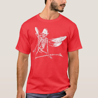 Fairycore Faecore Fairy Grunge Skeleton Dragonfly T-Shirt