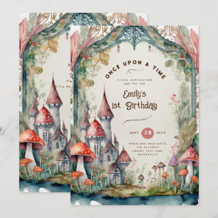 FAIRYCORE FAIRYTALE BABYSHOWER 1ST BIRTHDAY ANY INVITATION