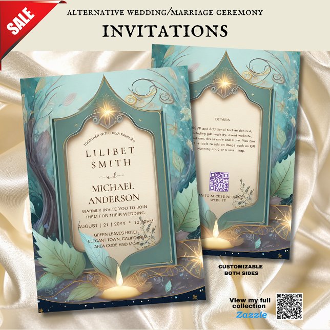 FAIRYCORE MARIAGE INVITATIONS Féeries FAIRYTALE (Créateur téléchargé)