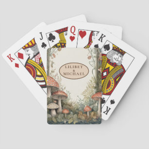 FAIRYCORE Mushrooms Goblincore Custom Gifts Playing Cards