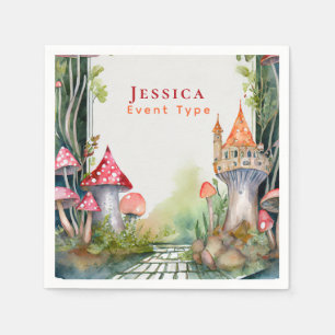 FAIRYCORE Princess Fairytale Castle Kingdom Custom Napkin