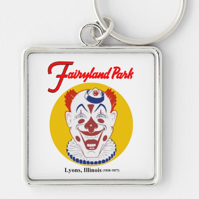 Fairyland Amusement Park, Lyons, Illinois, Chicago Keychain (Front)