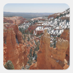 Fairyland Canyon at Bryce Canyon National Park Square Sticker