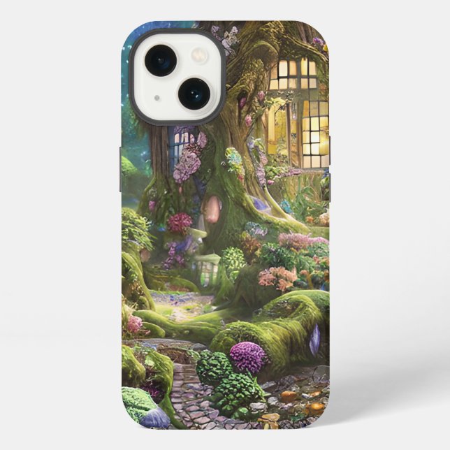 Fairyland Forest Graphic iPhone Case (Back)