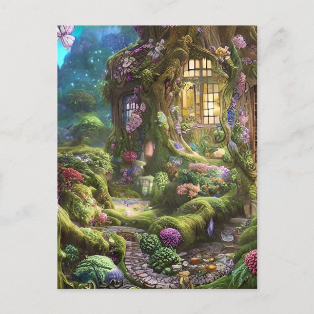 Fairyland Forest Graphic Postcard (Front)