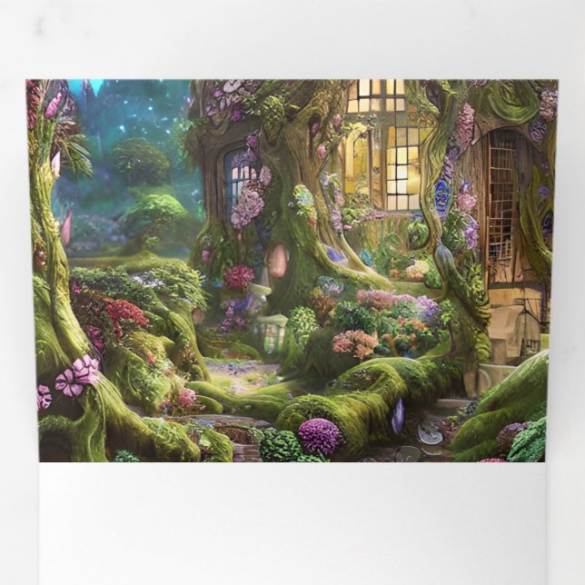 Fairyland Forest Graphic Tri-Fold Programme (Inside First)