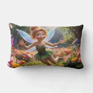Fairyland Greetings  Lumbar Pillow