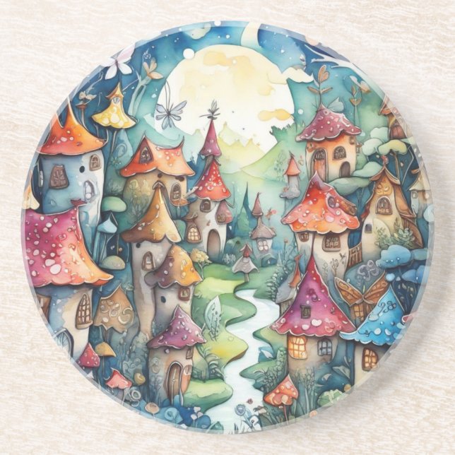 Fairyland magic castle coaster (Front)