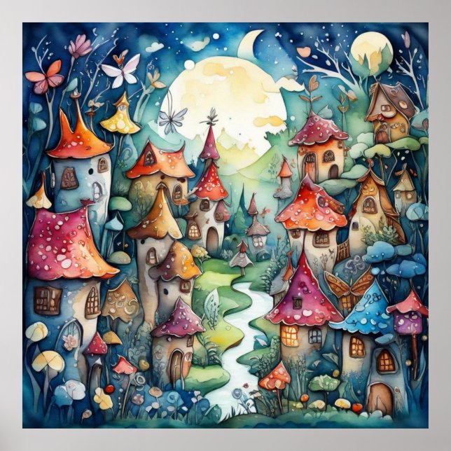 Fairyland magic castle poster (Front)