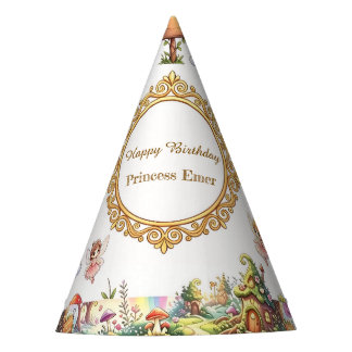 Fairyland Magic Rainbow Birthday Enchanted Party Hat