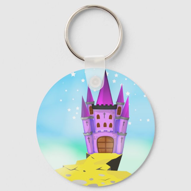 Fairytail Castle Keychain (Front)