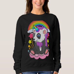 Fairytale Animal Rainbow Pandacorn Unicorn Chinese Sweatshirt