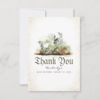 Fairytale Baby Shower Small Thank You