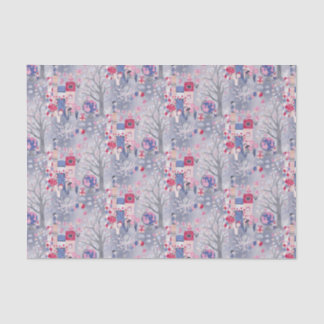 Fairytale Books and Magical Creatures Grey Tissue Paper