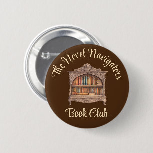 Fairytale Bookshelf 2 Inch Round Button