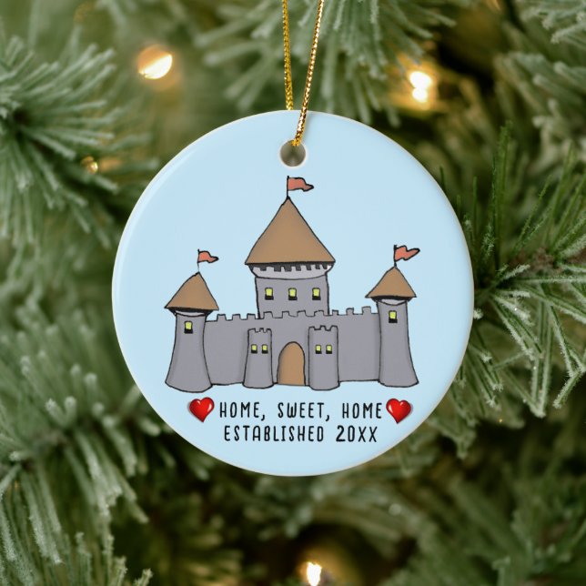 Fairytale Castle Ceramic Ornament (Tree)