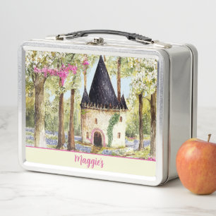 Fairytale Castle Monogrammed Lunch Box