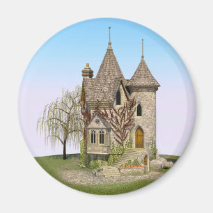 Fairytale Castle Perfect Birthday and Fantasy Gift Magnet